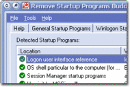 Remove Startup Programs Buddy screenshot